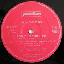 Load image into Gallery viewer, Weeks & Co. : Rock Your World (12", Maxi)