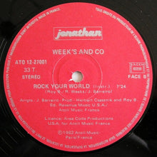 Load image into Gallery viewer, Weeks & Co. : Rock Your World (12", Maxi)