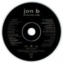 Load image into Gallery viewer, Jon B : Pleasures U Like (CD, Album)