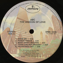 Load image into Gallery viewer, ABC : The Lexicon Of Love (LP, Album, 53 )