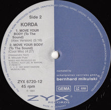 Load image into Gallery viewer, Korda : Move Your Body (To The Sound) (12", Maxi)