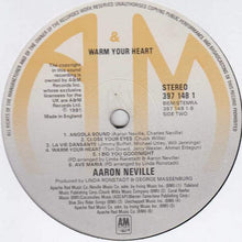 Load image into Gallery viewer, Aaron Neville : Warm Your Heart (LP, Album)