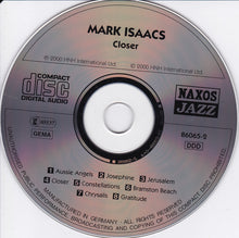 Load image into Gallery viewer, Mark Isaacs : Closer (CD, Album)
