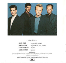 Load image into Gallery viewer, Level 42 : Level Best (A Collection Of Their Greatest Hits) (CD, Comp)