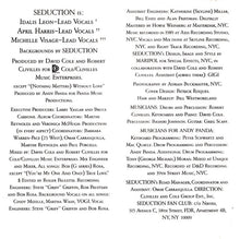 Load image into Gallery viewer, Seduction : Nothing Matters Without Love (CD, Album)