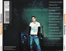 Load image into Gallery viewer, Special D. : Reckless (CD, Album, Mixed)