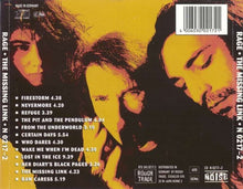 Load image into Gallery viewer, Rage (6) : The Missing Link (CD, Album)