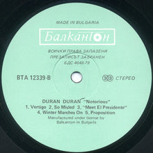 Load image into Gallery viewer, Duran Duran : Notorious (LP, Album)