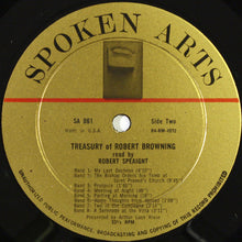 Load image into Gallery viewer, Robert Speaight : Treasury Of Robert Browning Read By Robert Speaight (LP)