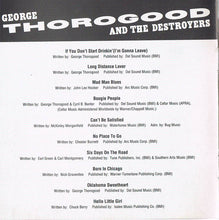Load image into Gallery viewer, George Thorogood & The Destroyers : Boogie People (CD, Album)