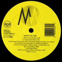 Load image into Gallery viewer, Martha Wash : Give It To You (2x12")