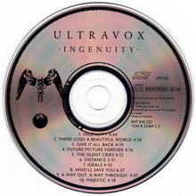 Load image into Gallery viewer, Ultravox : Ingenuity (CD, Album)