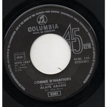Load image into Gallery viewer, Alain Abadie : Filles Du Vent / Comme D'Habitude (7")