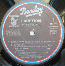 Load image into Gallery viewer, Eruption (4) : Leave A Light (LP, Album)
