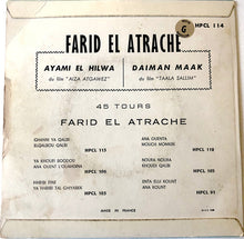 Load image into Gallery viewer, Farid El Atrache : Daïman Maak / Ayami El Hilwa (7", Single)