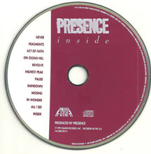 Load image into Gallery viewer, Presence (4) : Inside (CD, Album)