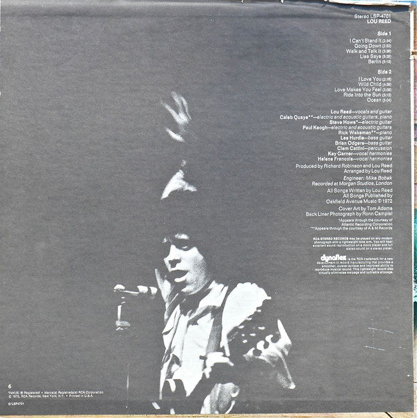 Buy Lou Reed : Lou Reed (LP, Album, Ind) Online for a great price