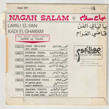 Load image into Gallery viewer, نجاح سلام : يا ليالي الفن / سكتش قاضي الغرام (7")