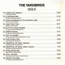 Load image into Gallery viewer, The Yardbirds : Collection Gold (22 Titres Originaux) (CD, Comp)