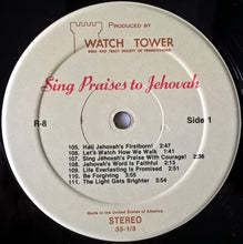 Load image into Gallery viewer, Unknown Artist : Sing Praises To Jehovah Songs 105-117 (LP)
