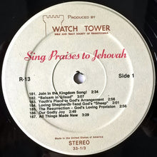 Load image into Gallery viewer, Unknown Artist : Sing Praises To Jehovah Songs 181-195 (LP)