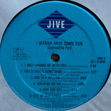 Load image into Gallery viewer, Samantha Fox : I Wanna Have Some Fun (LP, Album)