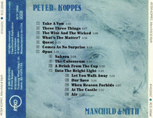 Load image into Gallery viewer, Peter Koppes : Manchild & Myth (CD, Album)