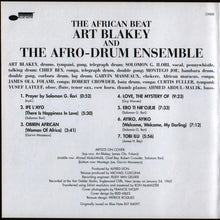 Load image into Gallery viewer, Art Blakey & The Afro-Drum Ensemble : The African Beat (CD, Album, RE)