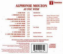 Load image into Gallery viewer, Alphonse Mouzon : As You Wish (CD, Album, RE)