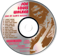 Load image into Gallery viewer, Joe Louis Walker : Live At Slim's Volume 1 (CD, Album)