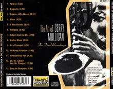 Load image into Gallery viewer, Gerry Mulligan : The Art of Gerry Mulligan: The Final Recordings (CD, Comp)