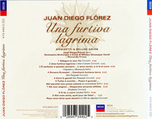 Load image into Gallery viewer, Juan Diego Florez, Riccardo Frizza, Orchestra Sinfonica* E Coro di Milano Giuseppe Verdi* : Una Furtiva Lagrima (CD, Album)