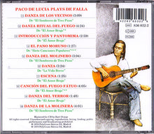 Load image into Gallery viewer, Paco De Lucía : Plays Manuel De Falla (CD, Album, RE)