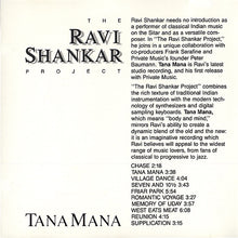 Load image into Gallery viewer, The Ravi Shankar Project* : Tana Mana (CD, Album)
