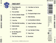Load image into Gallery viewer, Engelbert Humperdinck : Super 20 (CD, Comp)