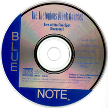 Load image into Gallery viewer, The Thelonious Monk Quartet Featuring John Coltrane : Live At The Five Spot Discovery! (CD, Album)
