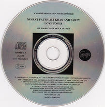 Load image into Gallery viewer, Nusrat Fateh Ali Khan & Party : Love Songs (CD, Album)