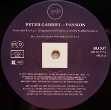 Load image into Gallery viewer, Peter Gabriel : Passion (2xLP, Album)
