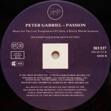 Load image into Gallery viewer, Peter Gabriel : Passion (2xLP, Album)