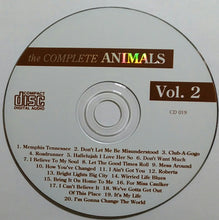 Load image into Gallery viewer, The Animals : The Complete Animals - Containing Previosly Unreleased Material Vol. 1 (CD, Comp, RP, Unofficial)