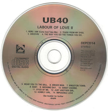 Load image into Gallery viewer, UB40 : Labour Of Love II (CD, Album)