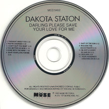 Load image into Gallery viewer, Dakota Staton : Darling Please Save Your Love For Me (CD, Album)