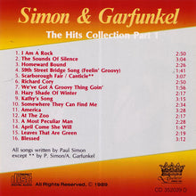 Load image into Gallery viewer, Simon & Garfunkel : The Hits Collection Part 1 (CD, Comp)