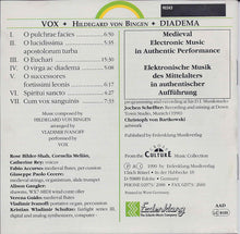 Load image into Gallery viewer, VOX (3) : Diadema - Hildegard Von Bingen (CD, Album)