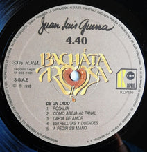 Load image into Gallery viewer, Juan Luis Guerra 4.40 : Bachata Rosa (LP, Album)