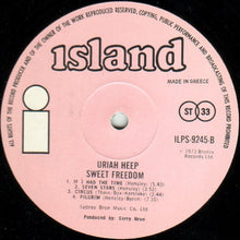 Load image into Gallery viewer, Uriah Heep : Sweet Freedom (LP, Album)
