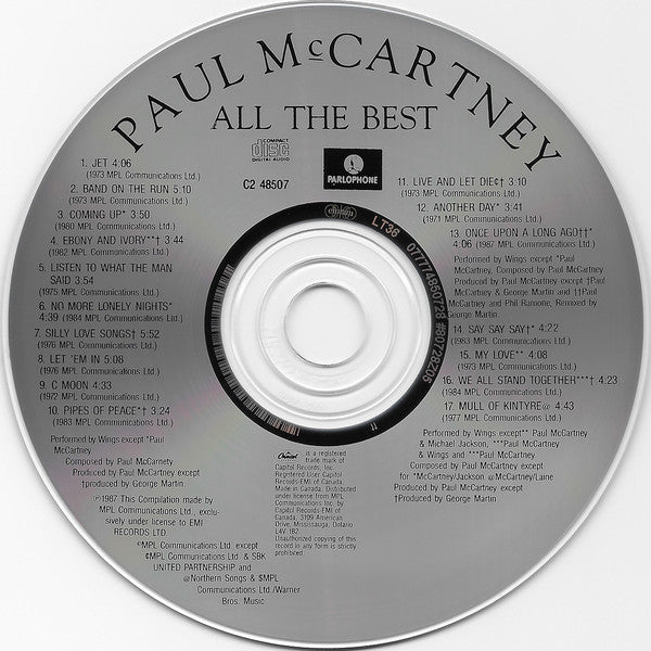 Buy Paul McCartney : All The Best ! (CD, Comp, RP) Online for a great price