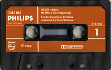 Load image into Gallery viewer, Ravel* : London Symphony Orchestra, Pierre Monteux : Bolero, "Ma Mère L'Oye" / La Valse (Cass, Album, RE, Dol)