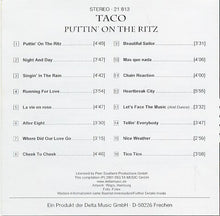 Load image into Gallery viewer, Taco : Puttin' On The Ritz (CD, Comp)