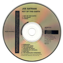 Load image into Gallery viewer, Joe Satriani : Not Of This Earth (CD, Album, RE)